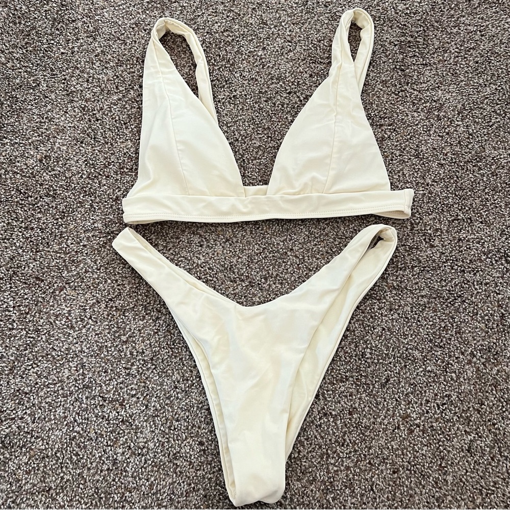 Pale Yellow Bikini